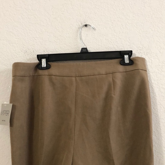 Kasper Petite Crepe Straight -Leg Pant - Picture 6 of 9